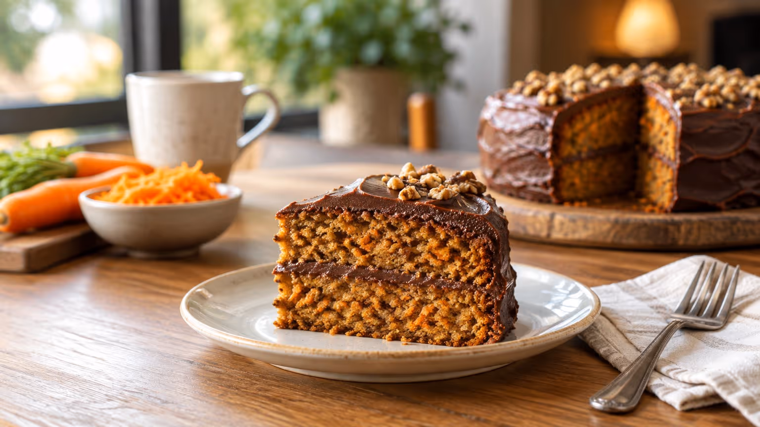 Bolo de cenoura com cobertura de chocolate que todo mundo pede receita