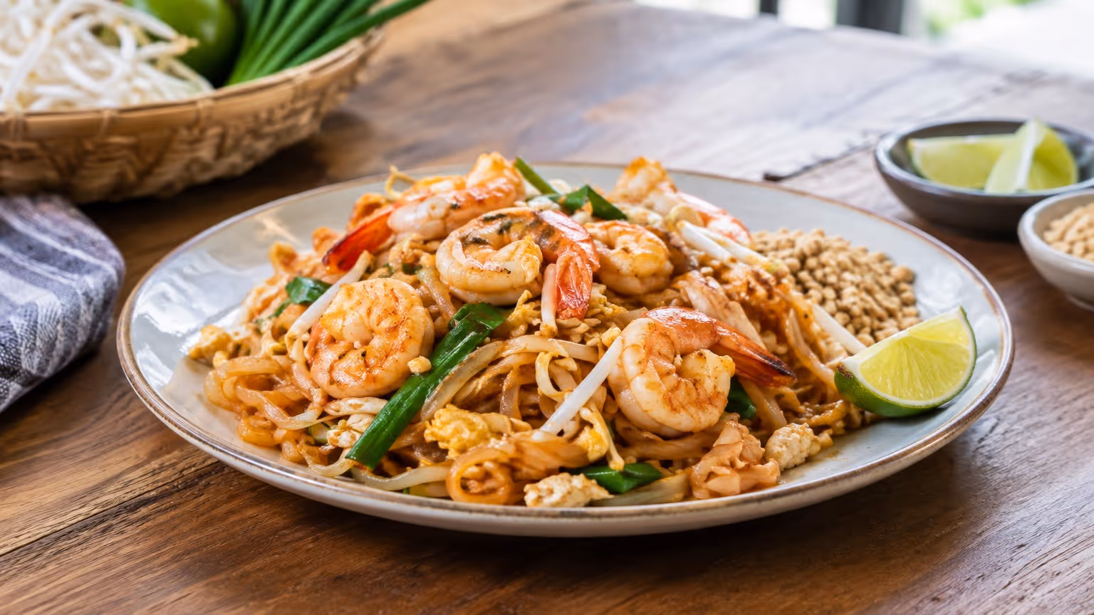 Pad thai simplificado pra fazer em casa