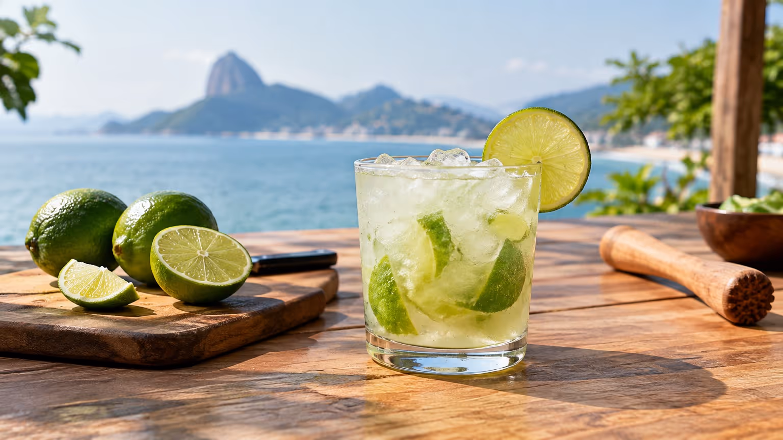 Caipirinha clássica feita do jeito certo