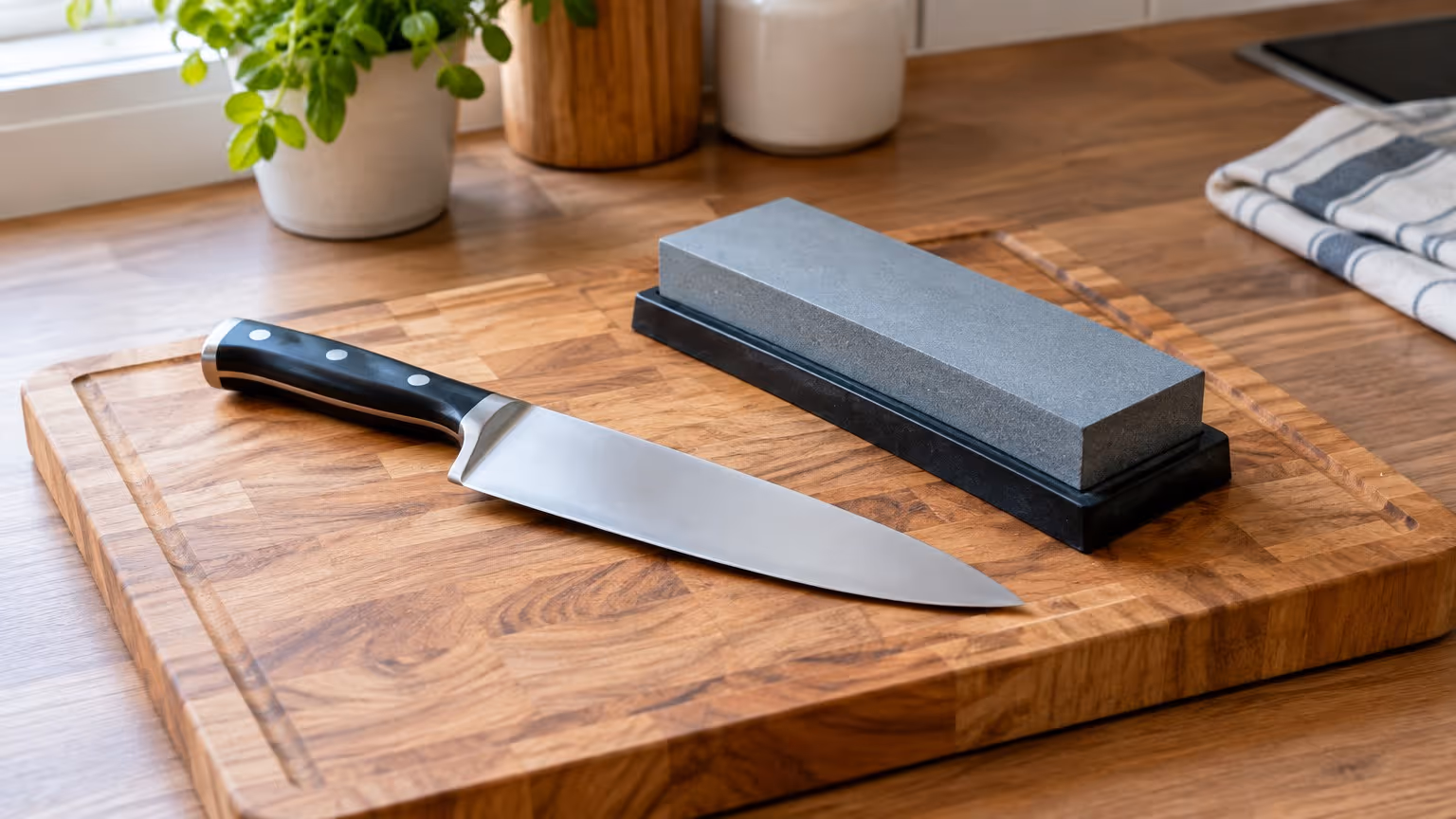 Como afiar facas de cozinha em casa sem equipamento caro